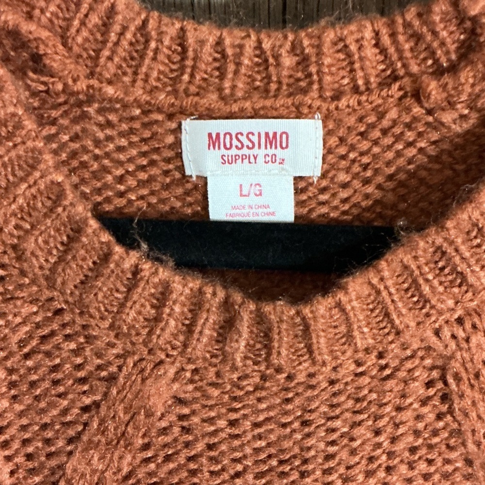 Orange comfortable and soft sweater dress. - Picture 2 of 5